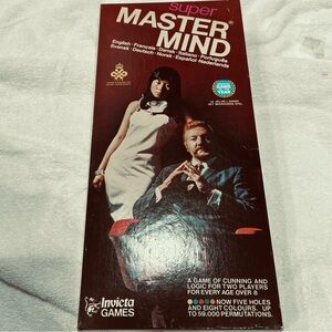 Super Master Mind VINTAGE Board Game by Invicta Games